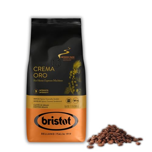 Crema Oro Italian Whole Espresso Beans (17.6 Ounce)
