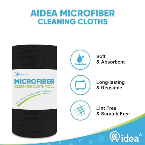 Microfiber Cleaning Cloth Roll (50 Count)