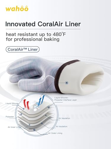 LANON Wahoo Liquid Silicone Oven Mitts