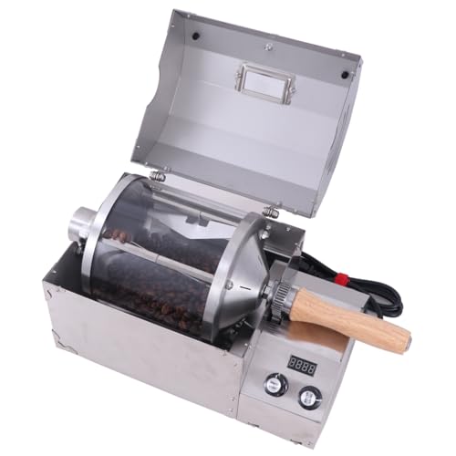 450g direct fired heating nut roaster barista coffee roaster machine home Roasting Machine electric coffee bean roaster grain dryer 110V Stainless steel shell sturdy and durable