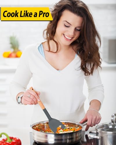 Pack of 4 Silicone Cooking Utensils Set (4 Count)