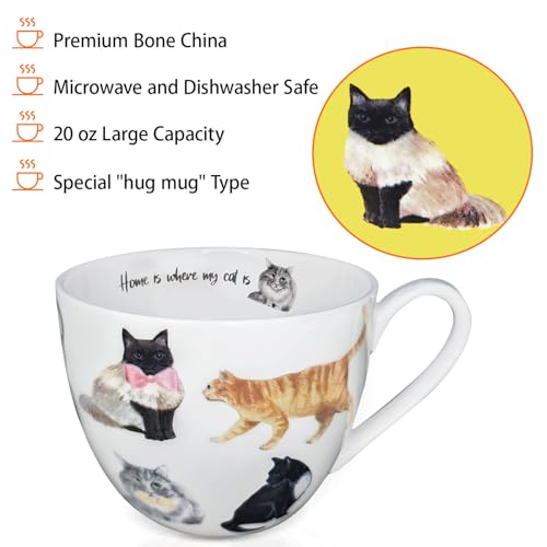 Cute Cat Mugs for Daily Coffee and Tea