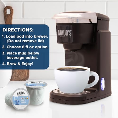 French Vanilla Medium Roast Coffee Pods (100 Count)