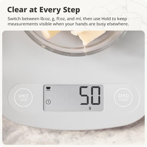 Food Scale Slim & Compact Build