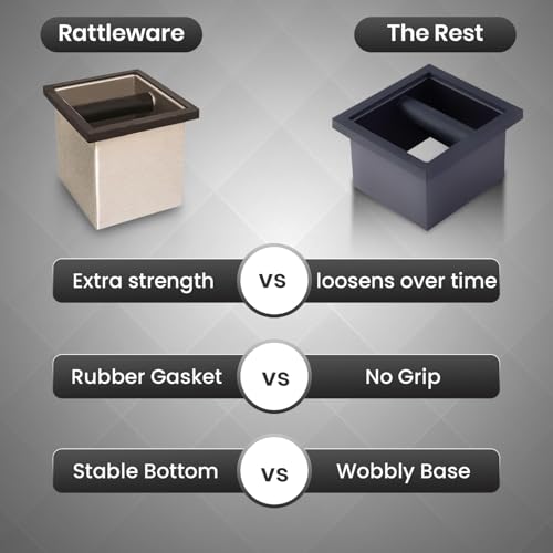 Stainless Steel Knock Box for Espresso Grounds