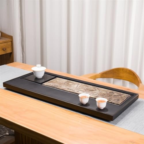 Tea Set Tea Tray Ebony Stone Whole Natural Stone Tea Sea Home Living Room Office Tea Set Tea Table Chinese Tea Set