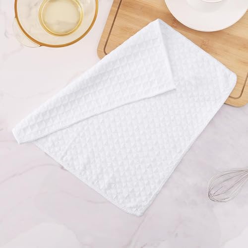 Microfiber Waffle Weave Kitchen Towels Set (8 Count)