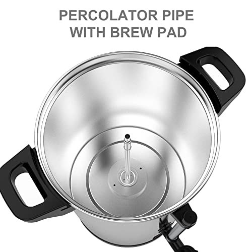 Commercial Stainless Steel Coffee Urn 110 Cup 16L Coffee Maker (110 Count)