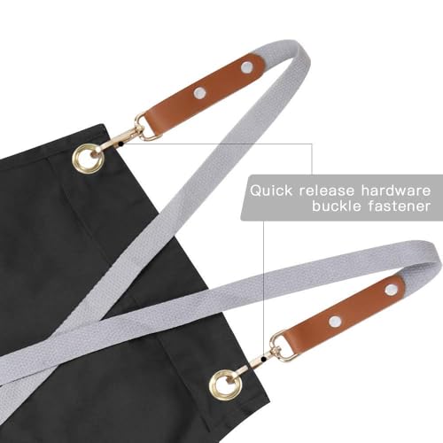 Crossback Apron with Pockets