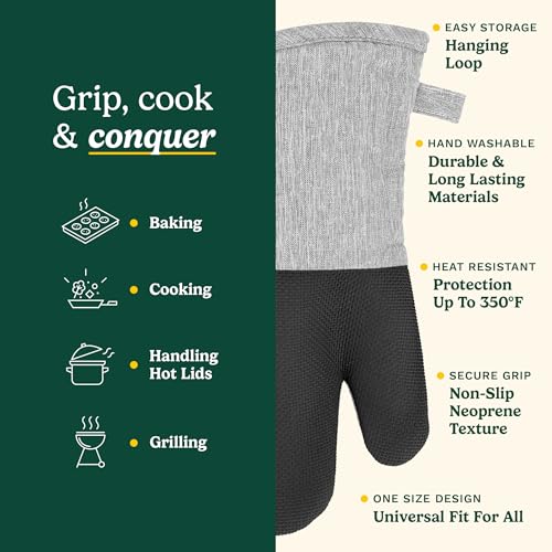 Cuisinart Chambray Kitchen Oven Mitts (2 Count)
