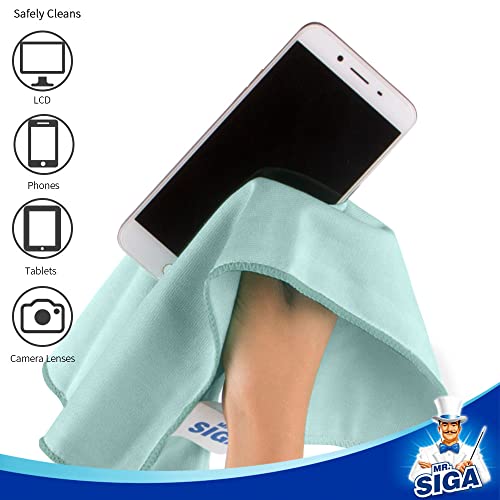 Ultra Fine Microfiber Cloths for Glass (6 Count)