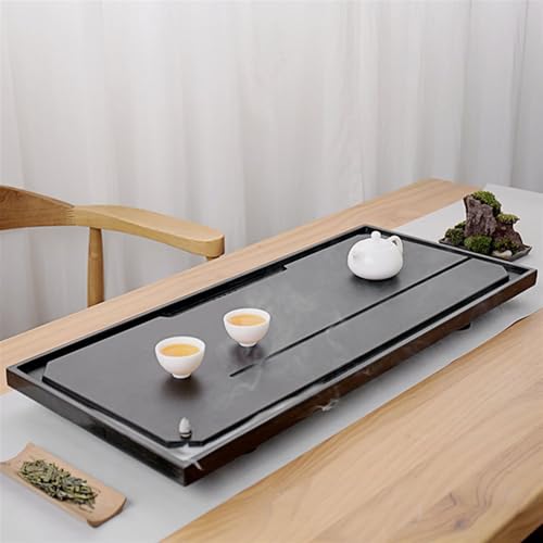 Tea Set Natural Ebonite Tea Tray Simple Home Modern Living Room Kung Fu Tea Sets Tea Sea Desktop Embedded Tea Table Chinese Tea Set
