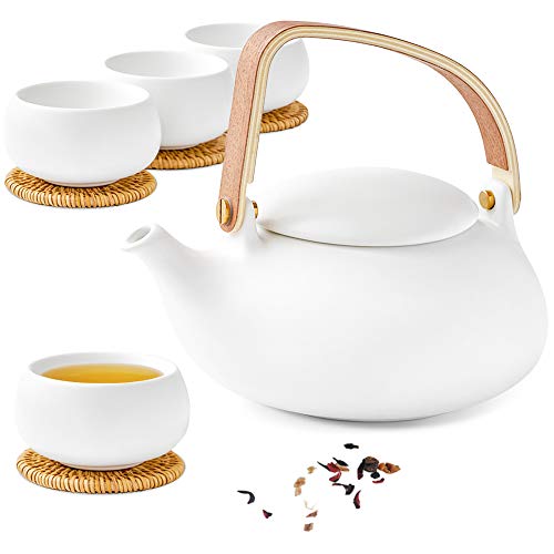 Japanese Tea Set with 4 Cups