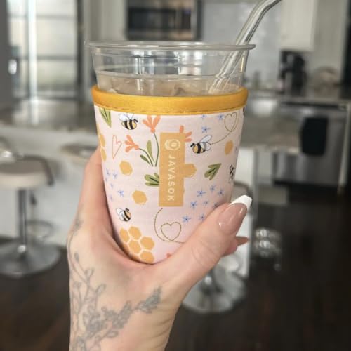 JavaSok Iced Coffee & Cold Soda Insulated Neoprene Cup Sleeve