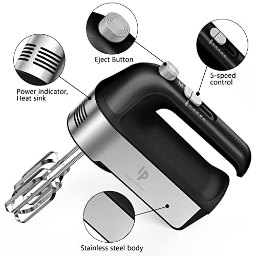 Hand Mixer Electric (5 Count)