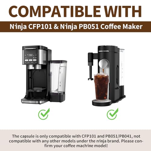 2 Pack Stainless Steel Reusable Pods for Ninja Dual Brew CFP101 and PB051 (2 Count)