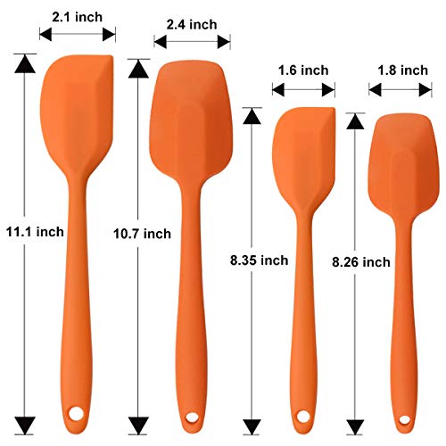 Silicone Spatulas Set (4 Count)