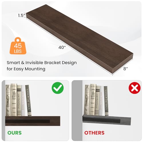 Floating Shelves for Wall (2 Count)
