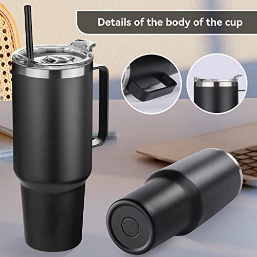 40 oz Stainless Steel Tumbler with Handle