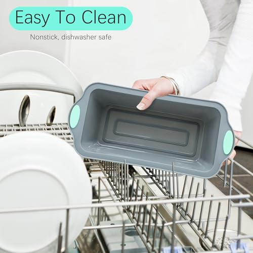 9 Inch Silicone Bread and Loaf Pan (2 Count)