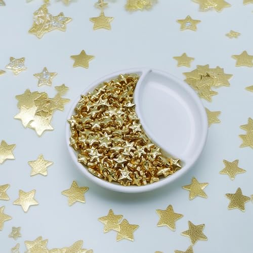 10mm Super Gold Stars Sprinkles Edible Stars Cake Decorating Stars Cake Decorations Cupcake Toppers Cookie Decorating Perfect for Cakes (3 Ounce)