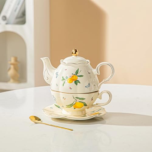 Lemon Teapot & Cup Combo