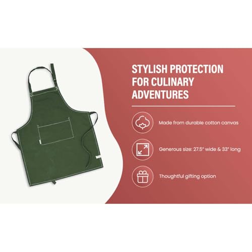 Cotton Solid Aprons for Women with Pocket