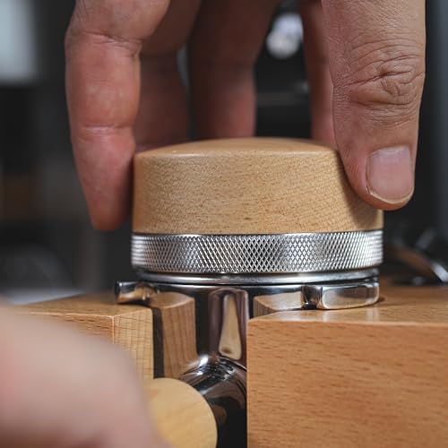 54mm Espresso Distributor for Breville Portafilters Maple