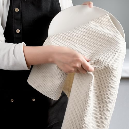 340 GSM Microfiber Waffle Kitchen Dish Tea Towel (12 Count)