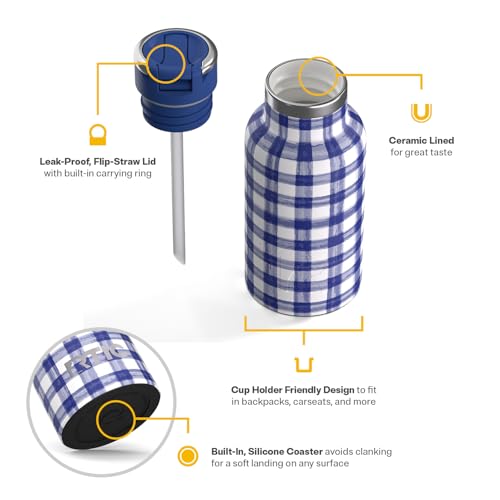 12oz Journey Water Bottle with Straw