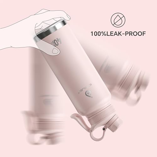 40oz Stainless Insulated Bottle with 2 Leak
