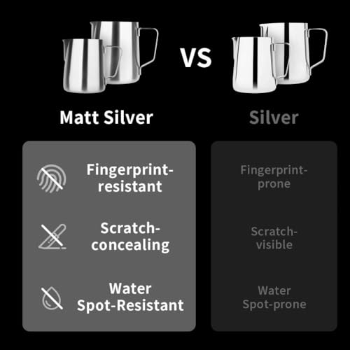 12oz Milk Frothing Pitcher Stainless Steel Espresso Steaming Jug