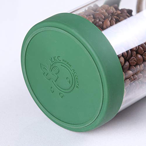 KKC Vacuum Sealed Coffee Bean Storage Container with Scoop for 1 lb Beans