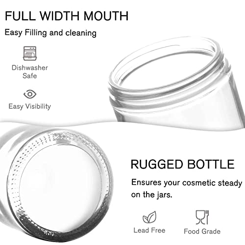 2 OZ Glass Jars with Lids (48 Count)