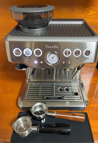 Double Spout Portafilter Compatible with Breville Barista Express Touch Bambino Infuser Duo Espresso Machine