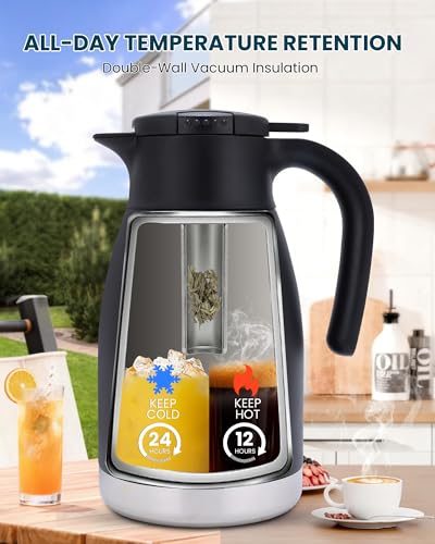 51oz Thermal Coffee Carafe with Infuser