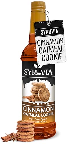 Coffee Syrup Cinnamon Oatmeal Cookie Flavored Syrup for Drinks (25.4 Fl Oz)
