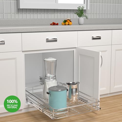 Pull Out Cabinet Organizer 22" W x 21" D
