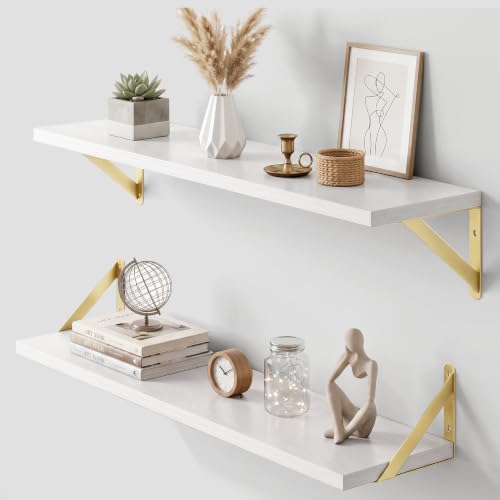 Wall Mounted Floating Shelves Set of 2 (2 Count)