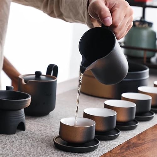 Tea Sets Teaware Kung Fu Tea Set Gift Box Ceramic Teapot Tea Cup Vintage Luxury Chinese Tea Service Set Porcelain Home Items Travel Tea Set Teapot
