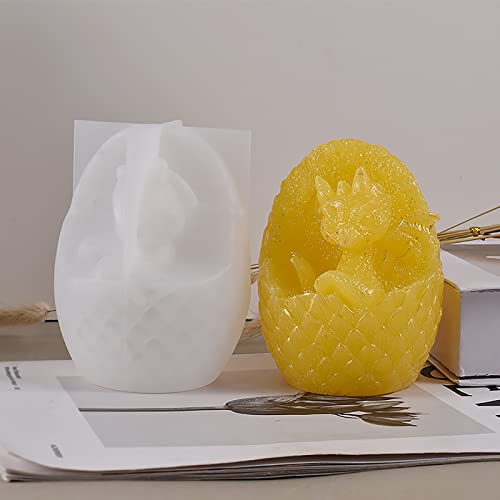 Vertical Dragon Egg Mold Dinosaur Mold Silicone Mold for Resin Dragon Candle Mold Easter Egg Mold Dragon Silicone Mold for Candles Home Decoration Mold Animal Resin Mold Cartoon Mold Dragon Mold