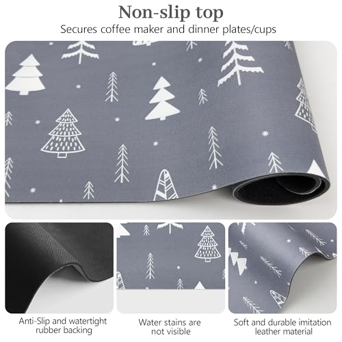 Christmas Dish Drying Mat