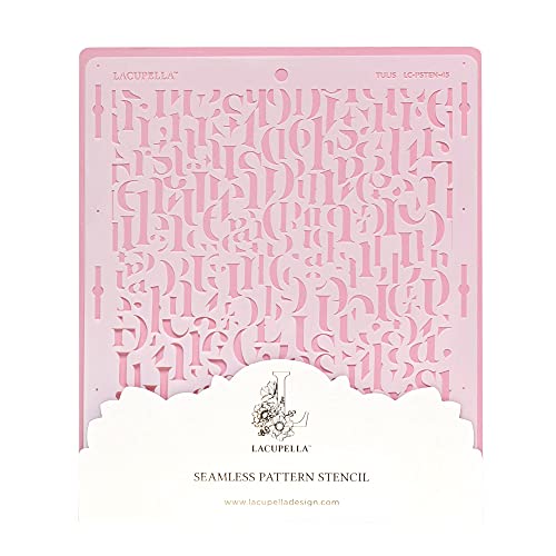 Alphabet Cake Stencil