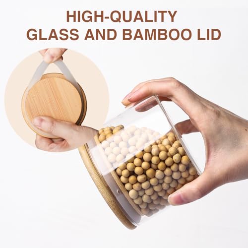 15oz Glass Food Storage Jars (6 Count)
