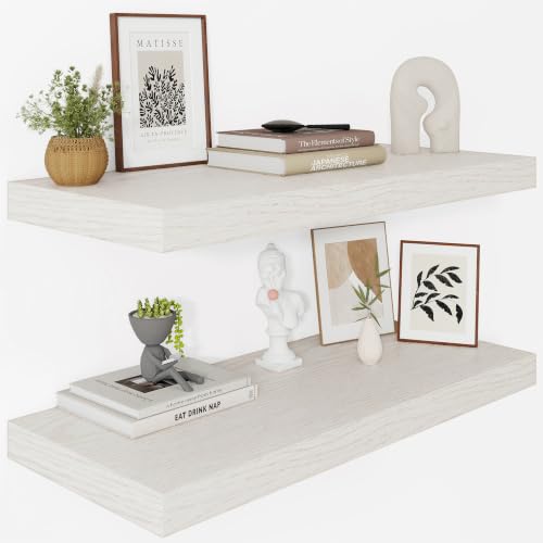 12 Deep Floating Shelves 30x12” Set of 2 (2 Count)