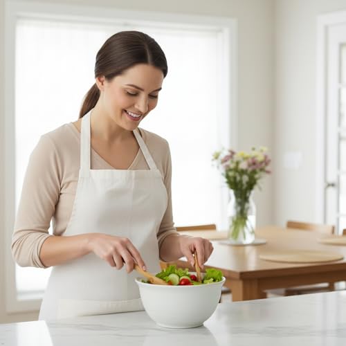 Soup Bowls 40 Ounce Deep Ceramic Bowl Sets for Cereal Soup Salad Pasta Popcorn Oatmeal Breakfast (4 Count)