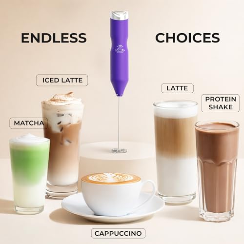 Powerful Frother Wand AA Batteries Included
