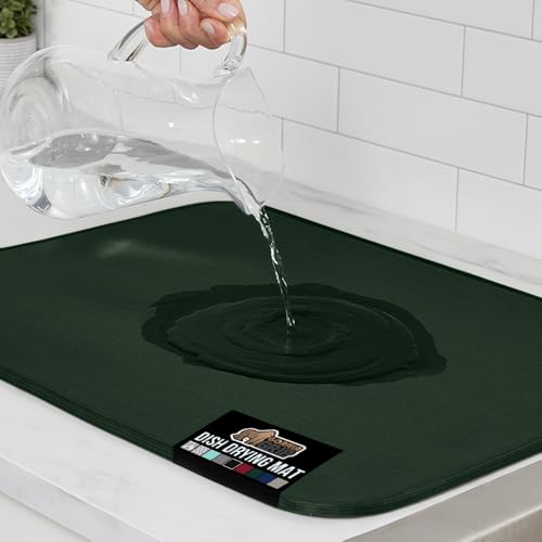 Ultra Absorbent Microfiber Dish Drying Mat