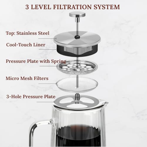 Glass French Press Coffee Maker