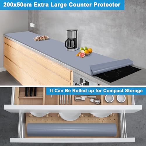 Extra Large Silicone Mat 78.74”x19.69”x0.08”